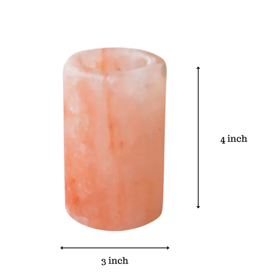Cylinder Shape Pink Salt Scented Candle - Image 4